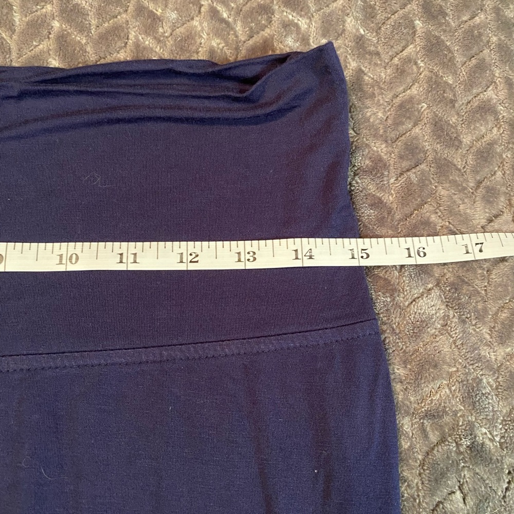Spense Navy Maxi Skirt with Red and White Stripes - Picture 6 of 8